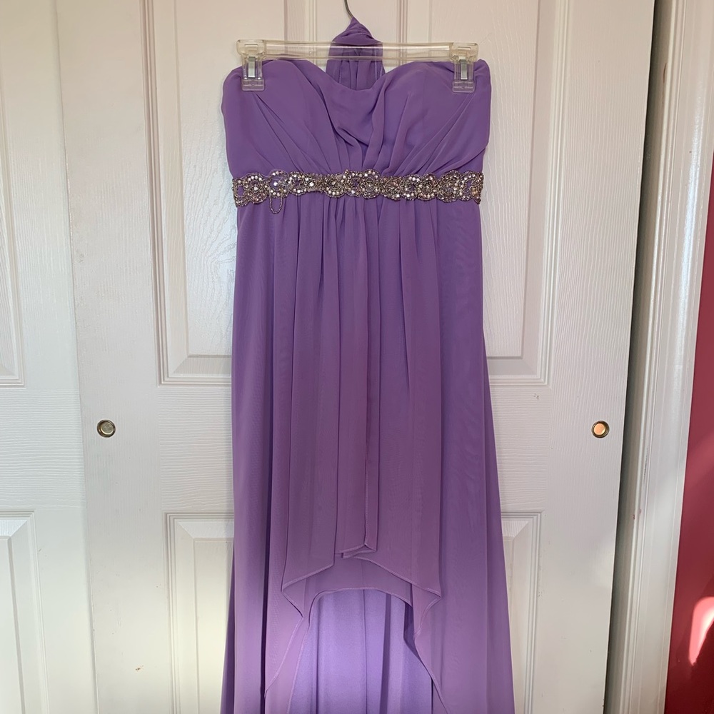 Purple simple dress